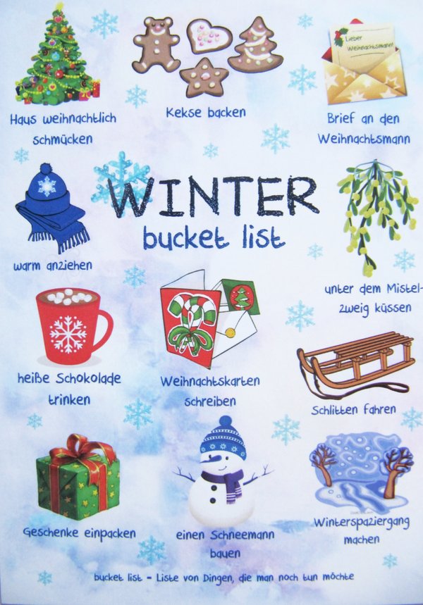Bucket List Winter