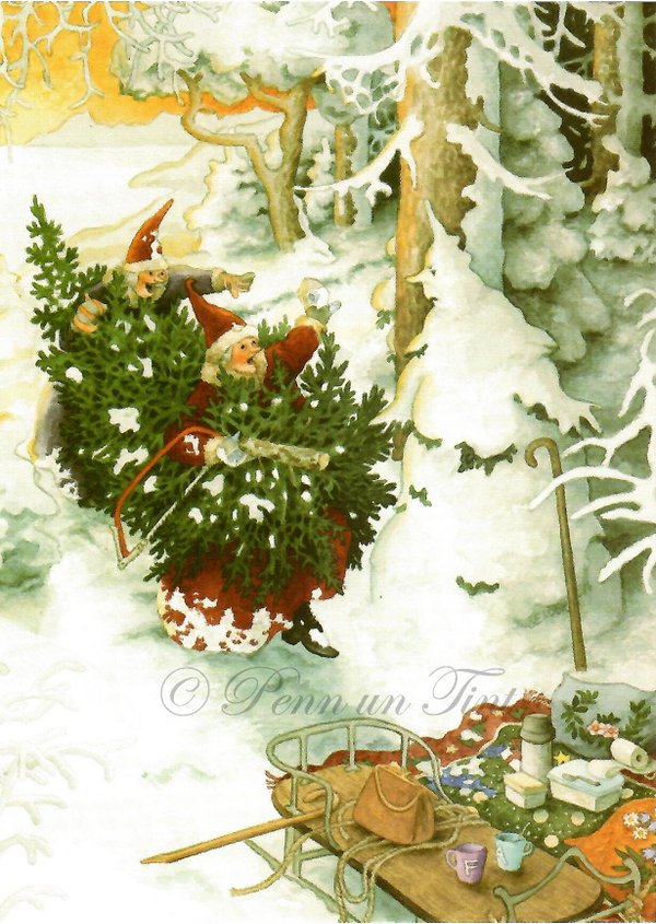 54 - Weihnachtsbaum & Schneegeist